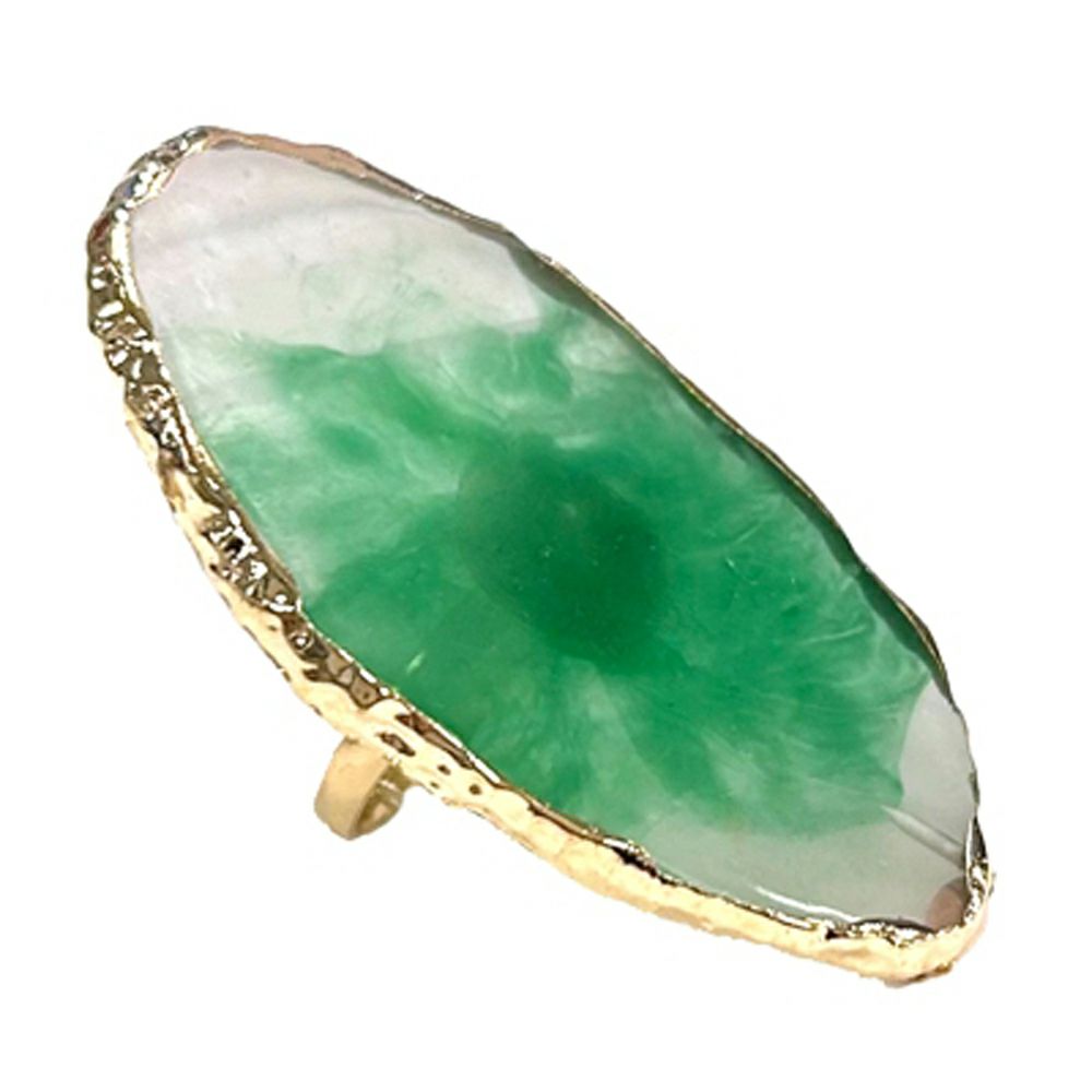 【Foula】リングストーン グリーン