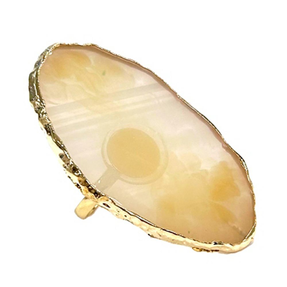 【Foula】リングストーン イエロー